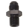Russell Performance -6 AN Flare to 14mm x 1.5 Metric Thread Adapter (Black )