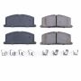 PowerStop 17-242 PowerStop - Z17 Low-Dust Ceramic Brake Pads with Hardware