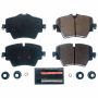 PowerStop Z23-1892 PowerStop - Z23 Daily Driver Carbon-Fiber Ceramic Brake Pads with Hardware Kit