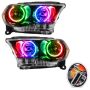 Oracle Lighting 7102-330 SMD Pre-Assembled Headlights, Halogen, Black Bezel, ColorSHIFT