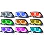 Oracle Lighting 7104-334 SMD Pre-Assembled Headlights, Black Bezel, ColorSHIFT(tm) - No Controller