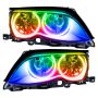 Oracle Lighting 7104-334 SMD Pre-Assembled Headlights, Black Bezel, ColorSHIFT(tm) - No Controller