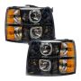 Oracle Lighting 7105-002 SMD Pre-Assembled Headlights, Round Style, Blue