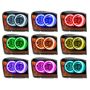 Oracle Lighting 7107-334 SMD Pre-Assembled Headlights, Black Bezel, ColorSHIFT(tm) - No Controller