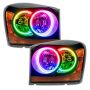 Oracle Lighting 7107-334 SMD Pre-Assembled Headlights, Black Bezel, ColorSHIFT(tm) - No Controller