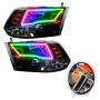 Oracle Lighting 7121-330 SMD Pre-Assembled Headlights, Black Bezel, ColorSHIFT