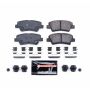 PowerStop Z23-1594 PowerStop - Z23 Daily Driver Carbon-Fiber Ceramic Brake Pads with Hardware Kit