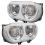 Oracle Lighting 7132-003 SMD Pre-Assembled Headlights, HID Style, Red