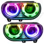 Oracle Lighting 7132-332 Dynamic ColorSHIFT(tm) SMD Pre-Assembled Headlights, HID Style