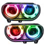 Oracle Lighting 7132-334 SMD Pre-Assembled Headlights, HID Style, ColorSHIFT(tm) - No Controller