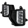 SPYDER 5087010 OEM Style Full LED Fog Light w/Universal Switch - Clear