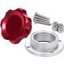 ALLSTAR PERFORMANCE ALL36182 Filler Cap Red with Bolt-In Alum Bung Small