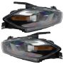 Oracle Lighting 7142-003 SMD Pre-Assembled Headlights, HID Style, Black, Red