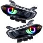 Oracle Lighting 7142-330 SMD Pre-Assembled Headlights, HID Style, Black Bezel, ColorSHIFT