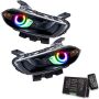 Oracle Lighting 7142-333 SMD Pre-Assembled Headlights, HID Style, Black Bezel, ColorSHIFT(tm) 2.0