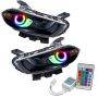 Oracle Lighting 7142-504 SMD Pre-Assembled Headlights, HID Style, Black Bezel, ColorSHIFT(tm) - Simple