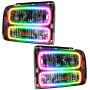 Oracle Lighting 7146-334 SMD Pre-Assembled Headlights, Chrome Bezel, ColorSHIFT(tm) - No Controller