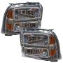 Oracle Lighting 7146-334 SMD Pre-Assembled Headlights, Chrome Bezel, ColorSHIFT(tm) - No Controller