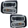 Oracle Lighting 7147-001 SMD Pre-Assembled Headlights, Black, White