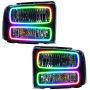 Oracle Lighting 7147-334 SMD Pre-Assembled Headlights, Black Bezel, ColorSHIFT(tm) - No Controller
