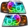 Oracle Lighting 7153-334 SMD Pre-Assembled Headlights, Chrome Bezel, ColorSHIFT(tm) - No Controller