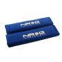 NRG Seat Belt Pads 2.7in. W x 11in. L (Blue) Short - 2pc