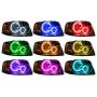 Oracle Lighting 7154-330 SMD Pre-Assembled Headlights, Black Bezel, ColorSHIFT