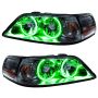 Oracle Lighting 7155-004 SMD Pre-Assembled Headlights, Non-HID, Green