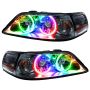 Oracle Lighting 7155-334 SMD Pre-Assembled Headlights, Non-HID, ColorSHIFT(tm) - No Controller