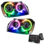 Oracle Lighting 7156-333 SMD Pre-Assembled Headlights, Black Bezel, ColorSHIFT(tm) 2.0