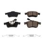 PowerStop 17-1721A PowerStop - Z17 Low-Dust Ceramic Brake Pads with Hardware