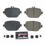 PowerStop Z23-2047 PowerStop - Z23 Daily Driver Carbon-Fiber Ceramic Brake Pads with Hardware Kit