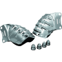 Kuryakyn 7789 Caliper Covers For Brembo Calipers Chrome