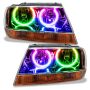 Oracle Lighting 7167-504 SMD Pre-Assembled Headlights, Black Bezel, ColorSHIFT(tm) - Simple