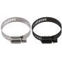 Mishimoto MMCLAMP-WG-64HTBK High-Torque Worm Gear Clamp1.57in.-2.52in. (40mm-64mm) - Pack of 10 (Black)