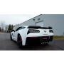 CORSA Performance 14766CB Corsa 2015+ Chevrolet Corvette C7 Z06 2.75in Dual Rear Xtreme Cat-Back Exhaust w/ Quad Polis