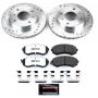 PowerStop K654-26 Z26 Street Performance Ceramic Brake Pad and Drilled & Slotted Rotor Kit
