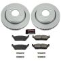 PowerStop CRK6814 Genuine Geomet Coated Rotor and Low-Dust Ceramic Brake Pad Kit