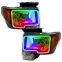Oracle Lighting 7188-334 LED Pre-Assembled Headlights, Black Bezel, ColorSHIFT(tm) - No Controller
