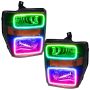 Oracle Lighting 7190-334 SMD Pre-Assembled Headlights, Black Bezel, ColorSHIFT(tm) - No Controller