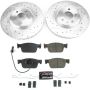PowerStop K7860 Z23 Daily Driver Carbon-Fiber Ceramic Brake Pad and Drilled & Slotted Rotor Kit