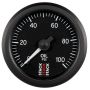 AutoMeter ST3102 Stack 52mm 0-100 PSI 1/8in NPTF (M) Mechanical Oil Pressure Gauge - Black
