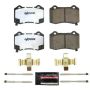 PowerStop Z26-1053B PowerStop - Z26 Performance Carbon-Fiber Ceramic Brake Pads with Hardware Kit