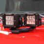 Go Rhino 732231T 18-20 Jeep Wrangler JL/JLU/Gladiator JT Light Mount - Two 3in Cubes