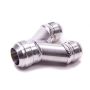 PETERSON FLUID PTR10-1739 Y-Manifold - 20an Male To 2 - 16an Male