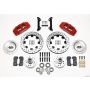 Wilwood 140-10738-DR Dynapro 6 Front Hub Kit 12.19in Drilled Red 70-78 Camaro