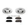 PowerStop K699 Z23 Daily Driver Carbon-Fiber Ceramic Brake Pad and Drilled & Slotted Rotor Kit
