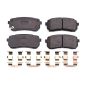 PowerStop 17-1302 PowerStop - Z17 Low-Dust Ceramic Brake Pads with Hardware