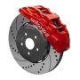 Wilwood 140-15431-R SX6R Front Brake Kit 15in Lug Drive Slotted Red w/ Lines 10-14 Chevrolet Camaro SS