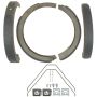 AC DELCO BCVC-14784B Shoe Kit-Rr Par